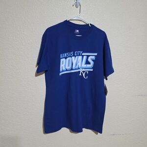 Genuine Merchandise Kansas City ROYALS  Men's Large T-shirt Blue